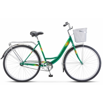 Велосипед городской Stels Navigator-345 28" Зеленый/Красный 20" 2024